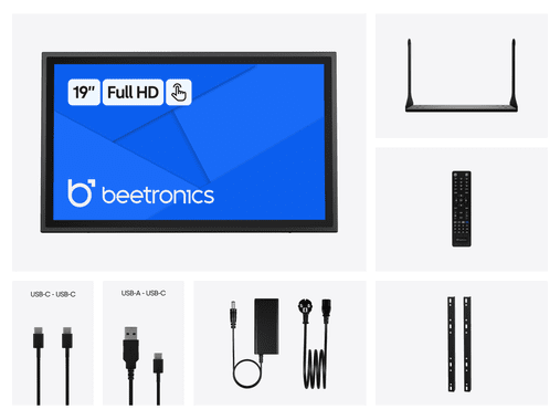 19 Zoll Touchscreen Metall
