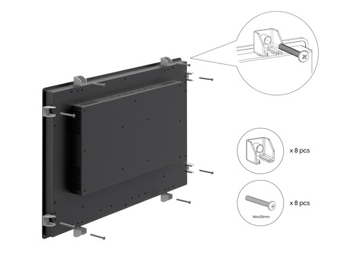 24 Zoll Touchscreen Metall (High-Brightness)